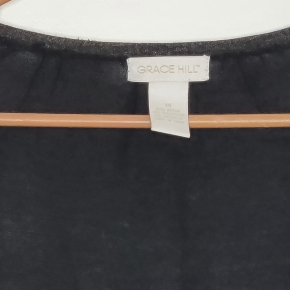 Grace Hill Short Cardigan Size 14 - Picture 2 of 3